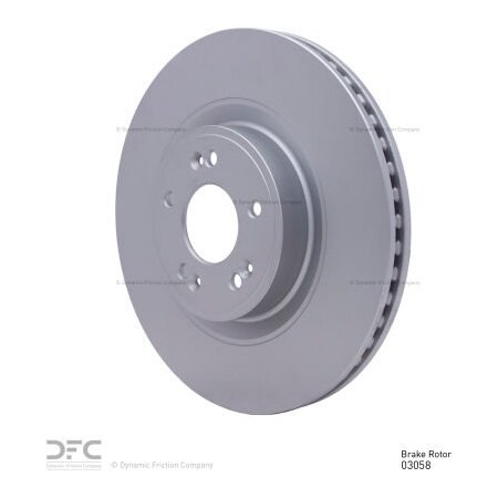 Dynamic Friction Co Disc Brake Rotor - 600-03058 600-03058